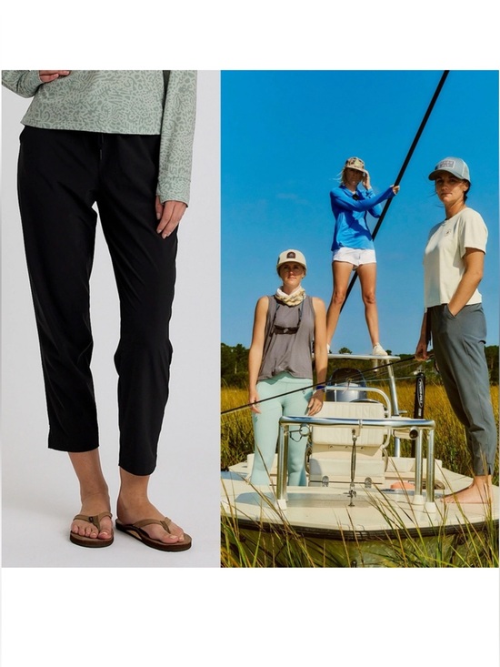 Free Fly Apparel Pants - Free Fly Women's UPF50+
Breeze Pant Pull On Casual
Travel Gorpcore Athleisure